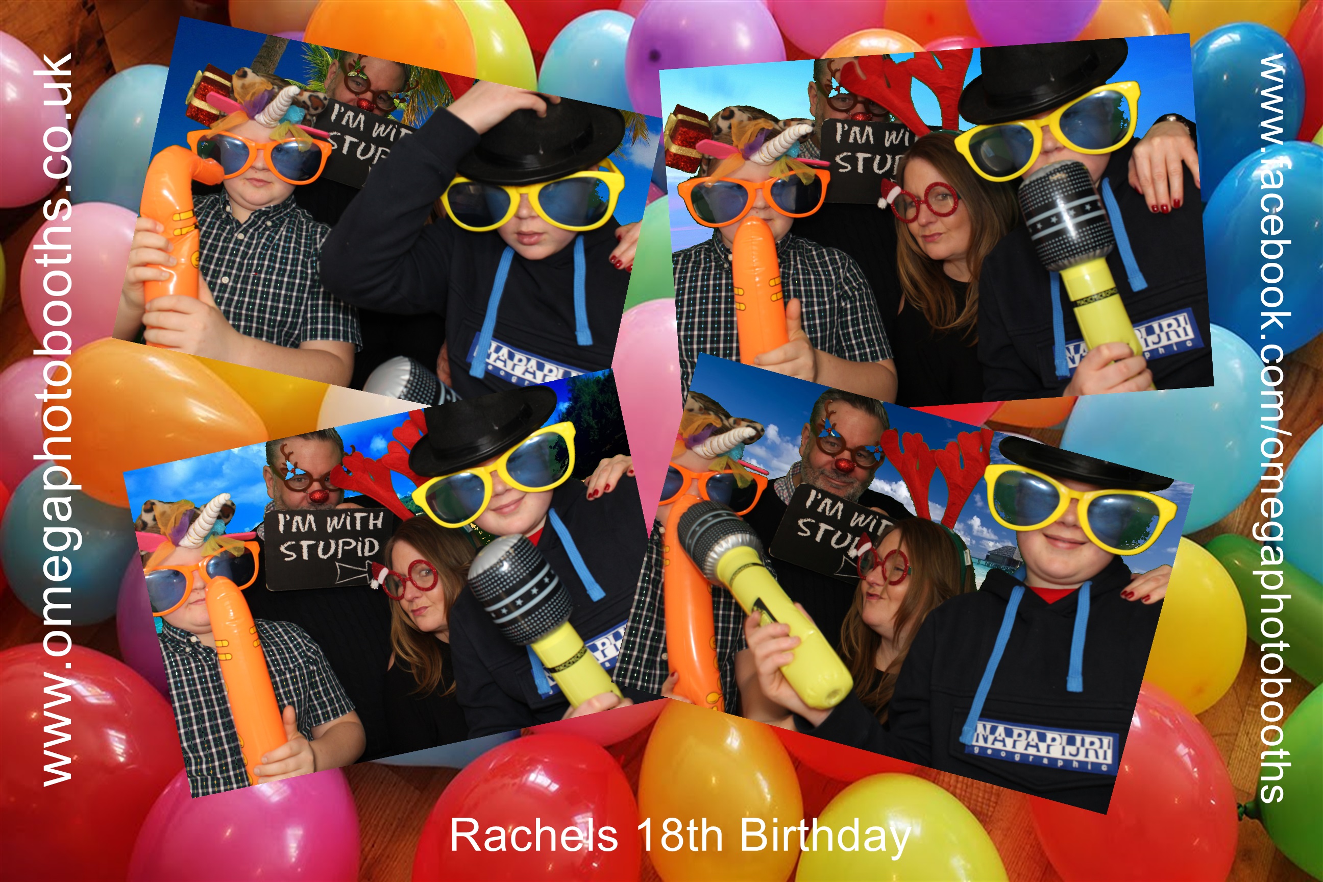 Rachel's 18th birthday and family Christmas get together | View more photos from the event at gallery.omegaphotobooths.co.uk/u/Omega-Photobooths/Rachels-18th-birthday-and-family-Christmas-get-together